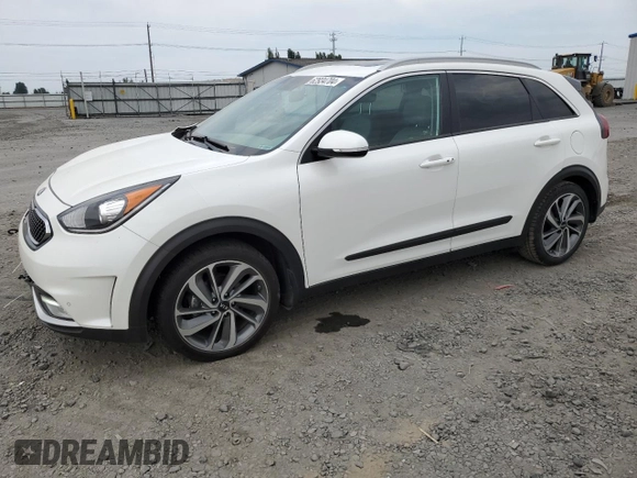 2017 Kia Niro Touring with VIN KNDCE3LC1H5094748, listed as a Copart auction lot 62934704 with 92,972 mi miles and Salvage Title. Bid and sale history available at carsss.com. Image 1.
