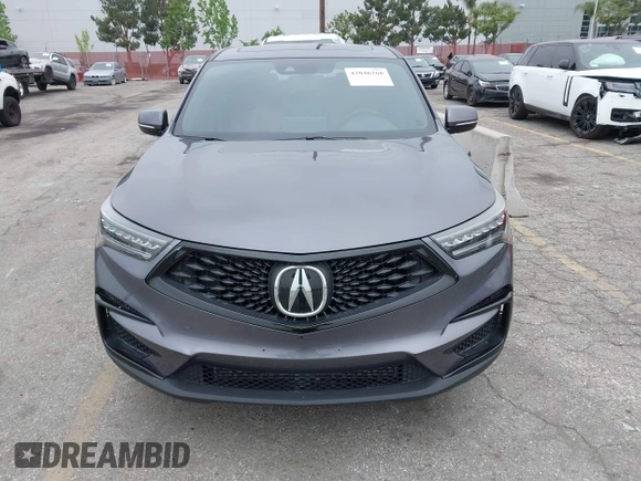 2021 Acura RDX w/A-Spec Package with VIN 5J8TC2H66ML031347, listed as a IAAI auction lot 42046268 with 22,904 mi miles. Bid and sale history available at carsss.com. Image 12.
