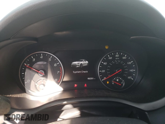 2018 Kia Stinger Premium with VIN KNAE25LA9J6014489, listed as a Copart auction lot 41437855 with 46,091 mi miles and Salvage Title. Bid and sale history available at DreamBid. Image 9.
