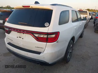 2016 Dodge Durango Limited with VIN 1C4RDHDGXGC386937, listed as a IAAI auction lot 41991474 with 182,565 mi miles and . Bid and sale history available at DreamBid. Image 4.