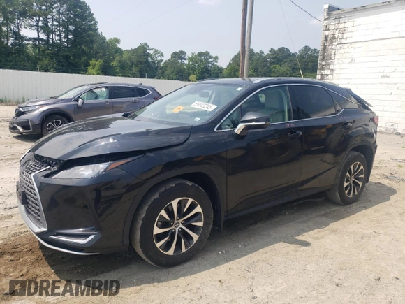 2021 Lexus RX 350 with VIN 2T2HZMDAXMC294632, listed as a Copart auction lot 59843245 with 48,110 mi miles and Salvage title. Bid and sale history available at DreamBid. Image 1.
