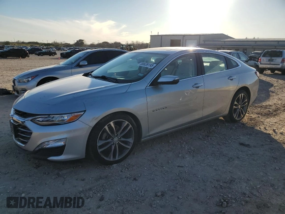 2022 Chevrolet Malibu Premier with VIN 1G1ZE5SX0NF107207, listed as a Copart auction lot 88639195 with 32,057 mi miles and Salvage Title. Bid and sale history available at DreamBid. Image 1.