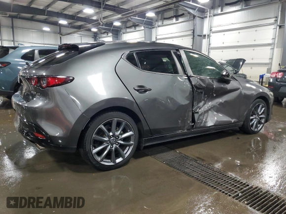 2019 Mazda Mazda3 Hatchback w/Preferred Pkg with VIN JM1BPBMM8K1133793, listed as a Copart auction lot 81000334 with 70,003 mi miles and Salvage Title. Bid and sale history available at carsss.com. Image 3.
