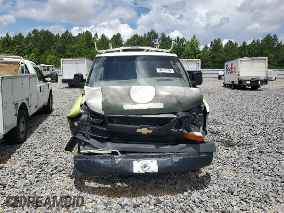 2016 Chevrolet Express Cargo with VIN 1GCWGAFFXG1289982, listed as a Copart auction lot 60210755 with Not provided miles and Salvage title. Bid and sale history available at DreamBid. Image 5.