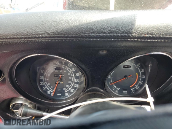 1976 Chevrolet Corvette with VIN 1Z37L6S438793, listed as a Copart auction lot 64010045 with 31,305 mi miles and Salvage title. Bid and sale history available at DreamBid. Image 9.