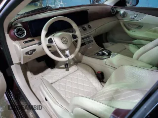 2018 Mercedes-Benz E-Class E 400 with VIN WDD1K6FB8JF023038, listed as a Copart auction lot 52787475 with 0 mi miles and Salvage Title. Bid and sale history available at carsss.com. Image 8.