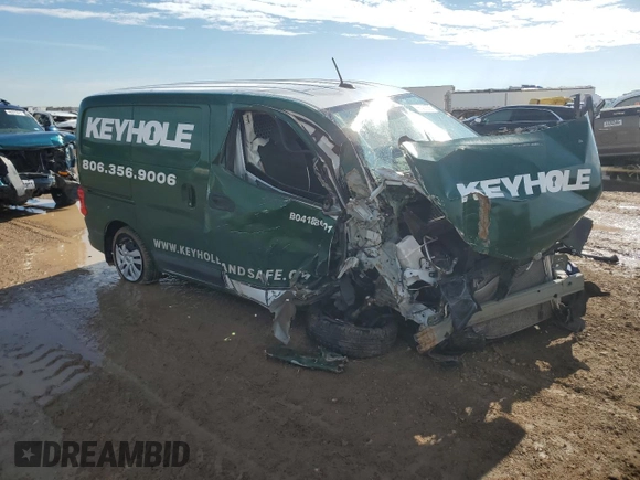 2021 Nissan NV200 S with VIN 3N6CM0KNXMK696890, listed as a Copart auction lot 56090535 with 74,437 mi miles and Salvage title. Bid and sale history available at DreamBid. Image 4.