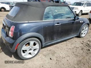 2008 MINI Convertible S with VIN WMWRH33558TU81041, listed as a Copart auction lot 54783565 with 66,532 mi miles and Clean Title. Bid and sale history available at DreamBid. Image 3.