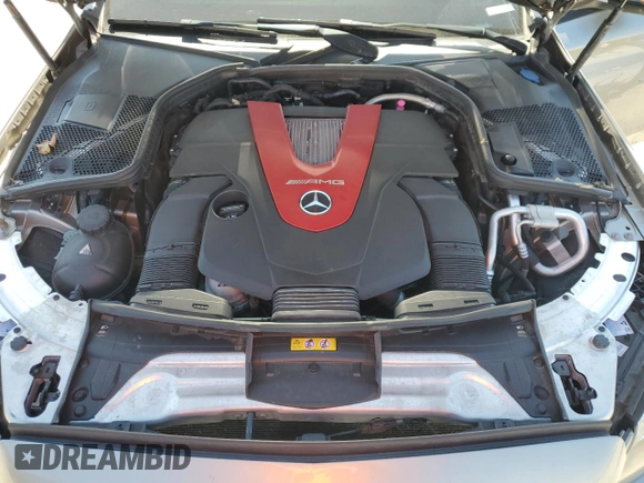 2019 Mercedes-Benz C 43 AMG with VIN 55SWF6EB7KU309344, listed as a Copart auction lot 50635725 with 64,153 mi miles and Salvage title. Bid and sale history available at DreamBid. Image 13.