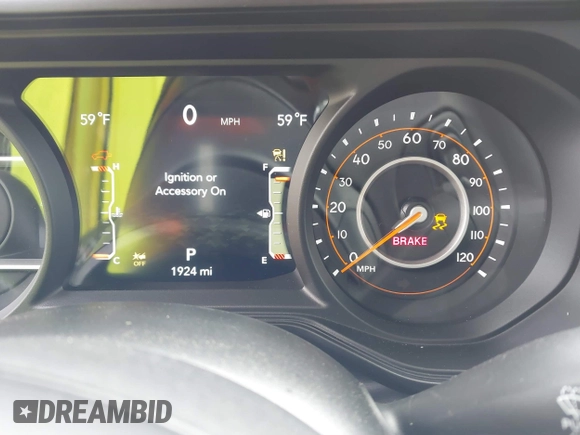 2025 Jeep Wrangler Sport S with VIN 1C4PJXDN0SW524002, listed as a IAAI auction lot 41625940 with 1,924 mi miles and . Bid and sale history available at DreamBid. Image 7.