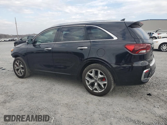 2019 Kia Sorento SX z VIN 5XYPK4A56KG504625, wystawiony jako Copart lot #44370205 z przebiegiem 118 051 mil mil oraz Szkoda całkowita • Salvage title. Historia ofert i sprzedaży dostępna na DreamBid. Obrazek 2.