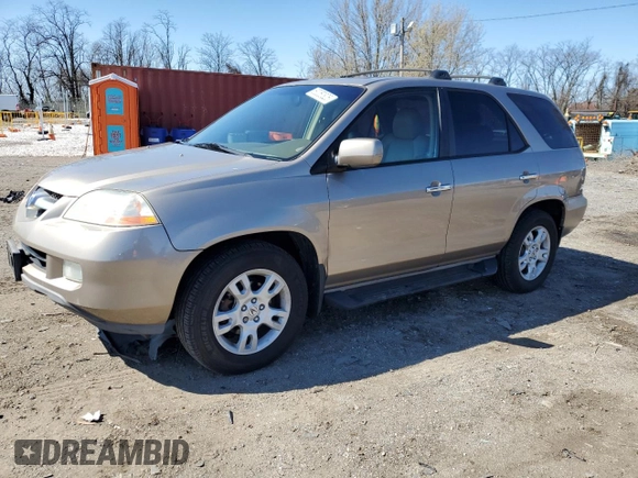 2004 Acura MDX Touring with VIN 2HNYD18904H529590, listed as a Copart auction lot 50050825 with 286,126 mi miles and Salvage title. Bid and sale history available at DreamBid. Image 1.