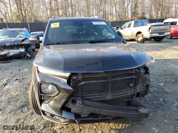 2022 Chevrolet TrailBlazer RS with VIN KL79MTSL6NB075671, listed as a Copart auction lot 87284574 with NaN miles and Salvage Title. Bid and sale history available at carsss.com. Image 5.