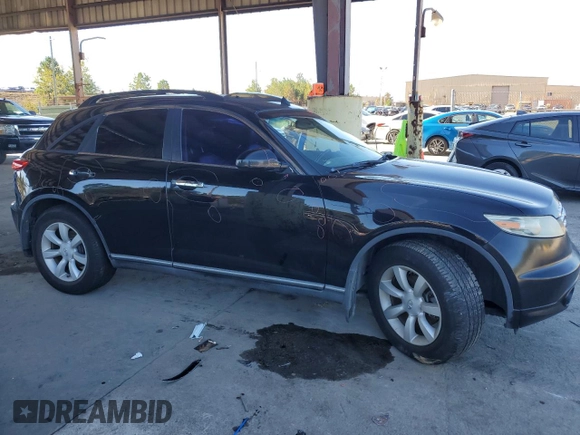 2005 Infiniti FX с VIN JNRAS08U65X102360, выставлен на аукционе Copart как лот 79888454 с пробегом 249 693 миль миль и Списание • Salvage title. История ставок и продаж доступна на DreamBid. Изображение 4.