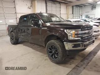 2020 Ford F-150 XL with VIN 1FTEW1E59LFA21655, listed as a IAAI auction lot 41509827 with 107,918 mi miles. Bid and sale history available at carsss.com. Image 1.
