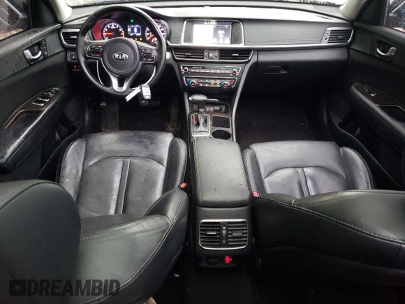 2017 Kia Optima EX with VIN 5XXGU4L39HG154393, listed as a Copart auction lot 60122115 with 89,728 mi miles and Salvage title. Bid and sale history available at DreamBid. Image 8.
