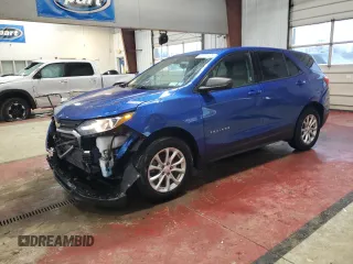 2019 Chevrolet Equinox LS with VIN 3GNAXSEV7KS535720, listed as a Copart auction lot 45701405 with 63,987 mi miles and Salvage Title. Bid and sale history available at DreamBid. Image 1.
