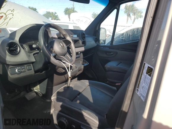 2021 Mercedes-Benz Sprinter Cargo with VIN W1Y70BGY0MT066375, listed as a Copart auction lot 75641534 with Not Provided miles and Salvage Title. Bid and sale history available at carsss.com. Image 7.