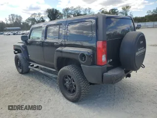 2007 Hummer H3 SUV with VIN 5GTDN13E678152563, listed as a Copart auction lot 76112534 with 228,453 mi miles and Salvage Title. Bid and sale history available at DreamBid. Image 2.