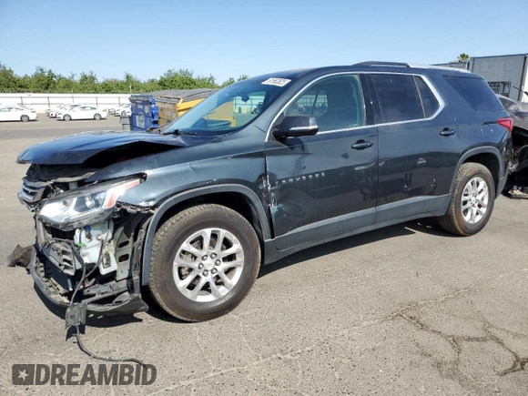 2018 Chevrolet Traverse LT Cloth with VIN 1GNERGKW1JJ218862, listed as a Copart auction lot 61662825 with 152,342 mi miles and Salvage title. Bid and sale history available at DreamBid. Image 1.