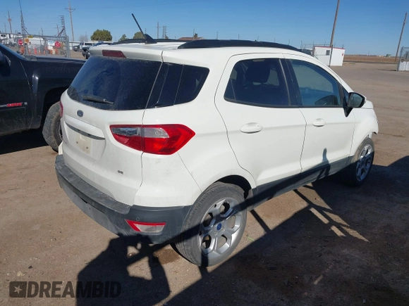 2021 Ford EcoSport SE with VIN MAJ3S2GE2MC439991, listed as a IAAI auction lot 41725143 with 82,562 mi miles and . Bid and sale history available at DreamBid. Image 4.