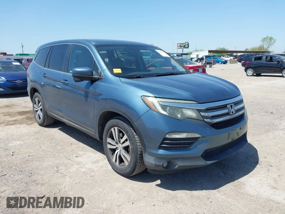2016 Honda Pilot EX-L z VIN 5FNYF5H57GB029702, wystawiony jako IAAI lot #41995829 z przebiegiem 226 949 mil mil oraz . Historia ofert i sprzedaży dostępna na DreamBid. Obrazek 1.