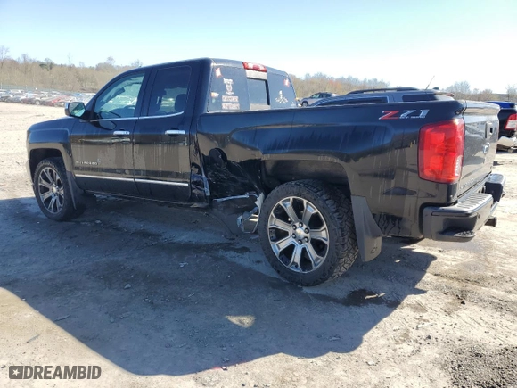 2018 Chevrolet Silverado 1500 LTZ with VIN 1GCVKSEC7JZ177382, listed as a Copart auction lot 51867354 with 91,287 mi miles and Salvage Title. Bid and sale history available at carsss.com. Image 2.