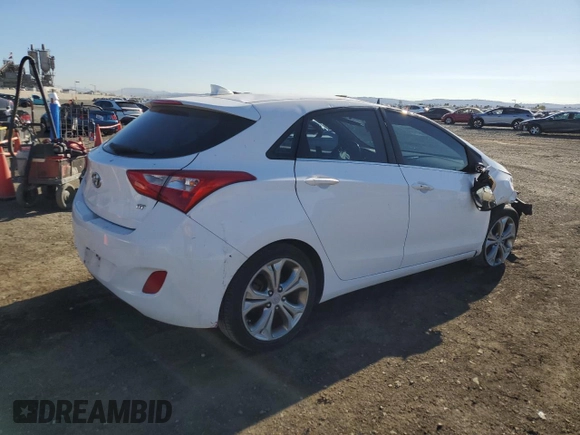 2013 Hyundai Elantra with VIN KMHD35LE1DU083414, listed as a Copart auction lot 79945524 with Not Provided miles and Salvage Title. Bid and sale history available at DreamBid. Image 3.