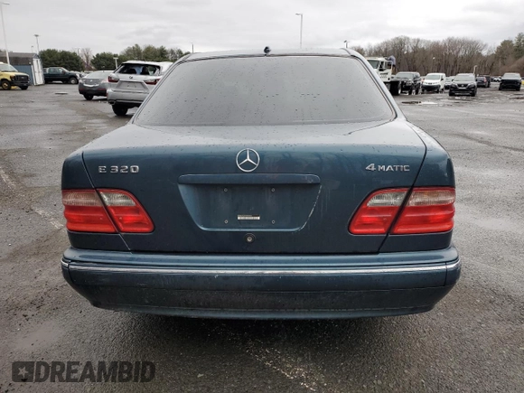 2002 Mercedes-Benz E-Class with VIN WDBJF82J82X063668, listed as a Copart auction lot 48144765 with 169,425 mi miles and Salvage Title. Bid and sale history available at carsss.com. Image 6.