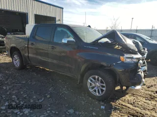 2023 Chevrolet Silverado 1500 LT with VIN 3GCPDKEK8PG130347, listed as a Copart auction lot 81558274 with 0 mi miles and Salvage Title. Bid and sale history available at carsss.com. Image 4.