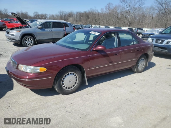 1998 Buick Century Limited with VIN 2G4WY52M7W1467411, listed as a Copart auction lot 47839065 with 124,349 mi miles and Salvage Title. Bid and sale history available at carsss.com. Image 1.