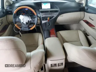 2012 Lexus RX 350 with VIN 2T2BK1BA9CC145574, listed as a Copart auction lot 53863225 with 76,555 mi miles and Salvage Title. Bid and sale history available at DreamBid. Image 8.