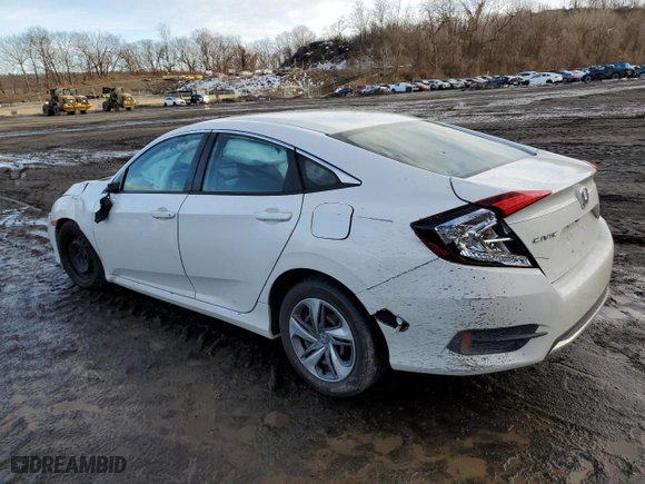 2021 Honda Civic Sedan LX with VIN 2HGFC2F6XMH541228, listed as a Copart auction lot 46753145 with 43,338 mi miles and Salvage Title. Bid and sale history available at carsss.com. Image 2.