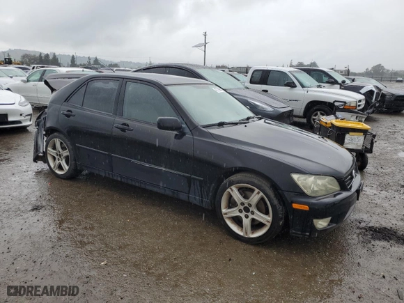 2003 Lexus IS 300 with VIN JTHBD192330080744, listed as a Copart auction lot 47778965 with NaN miles and Salvage Title. Bid and sale history available at carsss.com. Image 4.