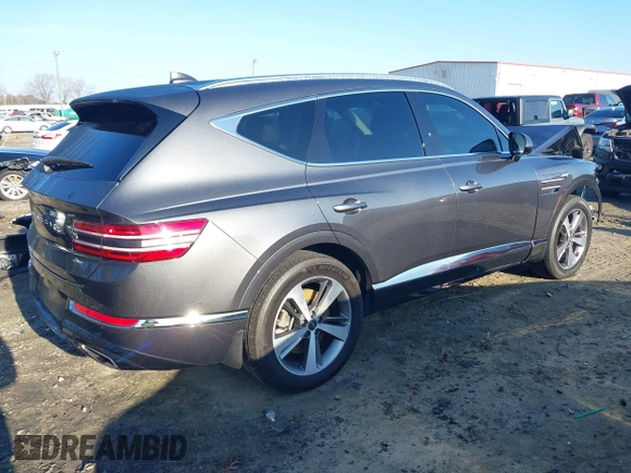 2021 Genesis GV80 with VIN KMUHBDSB1MU060299, listed as a IAAI auction lot 41124819 with 44,465 mi miles and . Bid and sale history available at DreamBid. Image 4.