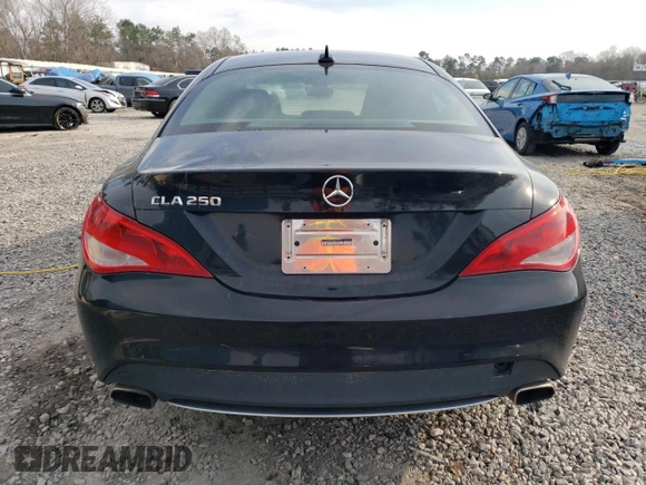 2016 Mercedes-Benz CLA with VIN WDDSJ4EB3GN383782, listed as a Copart auction lot 48746765 with 128,127 mi miles and Salvage Title. Bid and sale history available at carsss.com. Image 6.