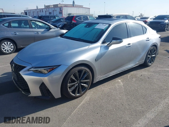 2021 Lexus IS with VIN JTHGZ1B23M5042498, listed as a IAAI auction lot 41975389 with 59,589 mi miles. Bid and sale history available at carsss.com. Image 17.