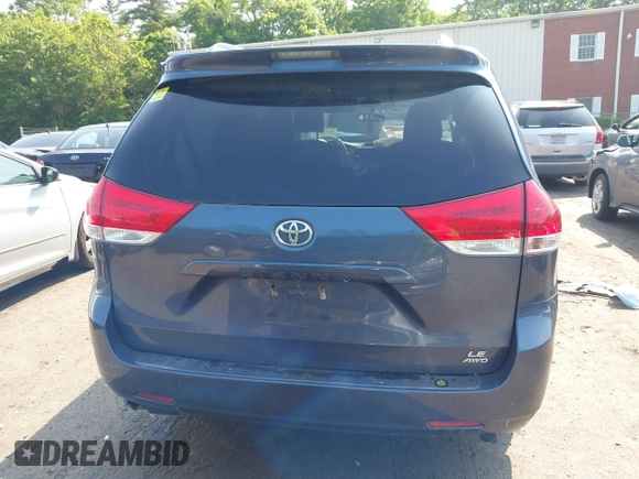 2013 Toyota Sienna LE with VIN 5TDJK3DC6DS070951, listed as a IAAI auction lot 42468510 with 235,537 mi miles and . Bid and sale history available at DreamBid. Image 16.