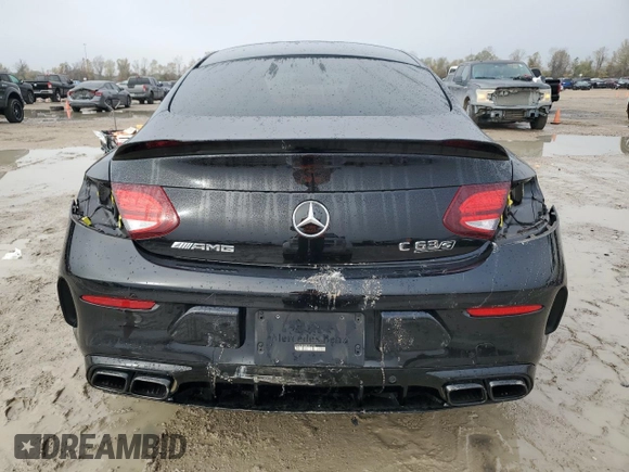 2019 Mercedes-Benz C 63 S AMG with VIN WDDWJ8HB5KF871493, listed as a Copart auction lot 85534294 with 23,205 mi miles and Salvage title. Bid and sale history available at DreamBid. Image 6.