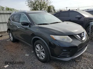 2016 Nissan Rogue SV with VIN KNMAT2MV1GP647313, listed as a Copart auction lot 54320595 with 105,490 mi miles and Salvage Title. Bid and sale history available at carsss.com. Image 4.