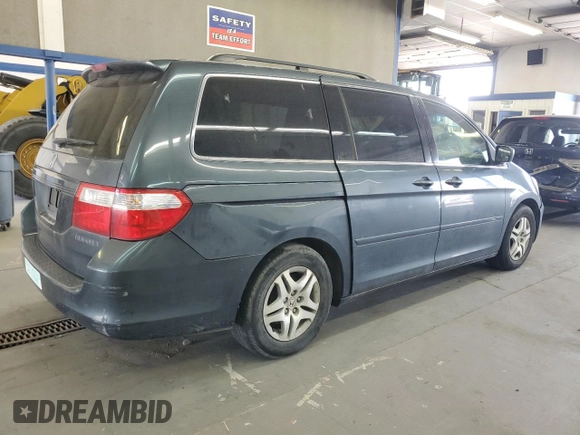 2005 Honda Odyssey EX-L z VIN 5FNRL38765B134604, wystawiony jako Copart lot #60455195 z przebiegiem 191 705 mil mil oraz Czysty tytuł • Clean title. Historia ofert i sprzedaży dostępna na DreamBid. Obrazek 3.