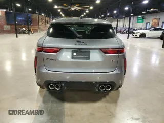2023 Jaguar F-Pace SVR with VIN SADCZ2EE1PA704896, listed as a Copart auction lot 47456695 with 6,623 mi miles and Salvage Title. Bid and sale history available at DreamBid. Image 4.