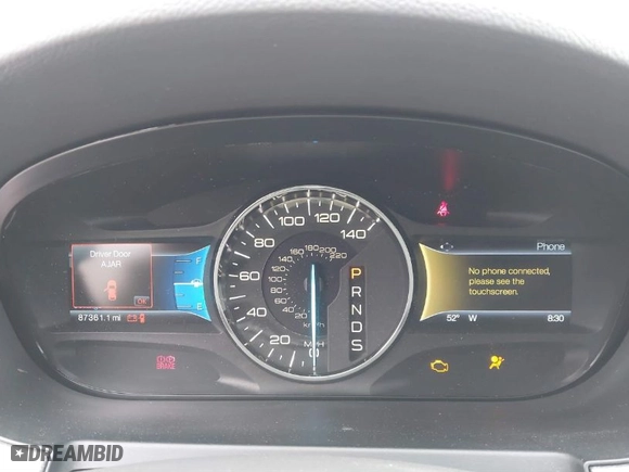 2014 Ford Edge SEL with VIN 2FMDK3JC9EBA65520, listed as a IAAI auction lot 41741796 with 87,361 mi miles. Bid and sale history available at carsss.com. Image 7.