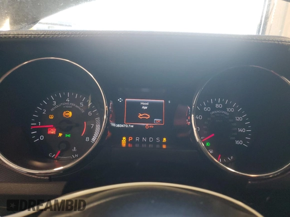 2017 Ford Mustang GT with VIN 1FA6P8CF7H5257617, listed as a Copart auction lot 53261305 with 63,470 mi miles and Salvage title. Bid and sale history available at DreamBid. Image 9.