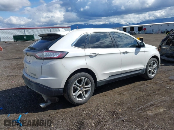 2016 Ford Edge Titanium with VIN 2FMPK4K92GBB59330, listed as a IAAI auction lot 41954797 with 143,092 mi miles. Bid and sale history available at carsss.com. Image 4.