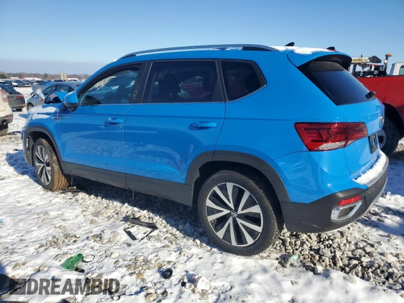 2023 Volkswagen Taos SE z VIN 3VVYX7B29PM321078, wystawiony jako Copart lot #41563715 z przebiegiem Nie podano mil oraz Nie do naprawy • Non repairable. Historia ofert i sprzedaży dostępna na DreamBid. Obrazek 2.