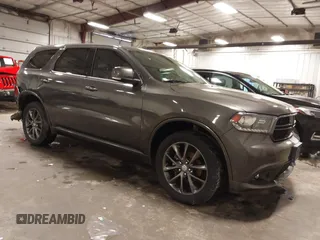 2018 Dodge Durango GT with VIN 1C4RDJDGXJC174344, listed as a IAAI auction lot 41898449 with 111,311 mi miles and . Bid and sale history available at carsss.com. Image 1.