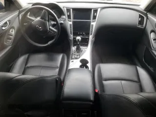 2021 Infiniti Q50 Luxe with VIN JN1EV7BR6MM752279, listed as a Copart auction lot 43903675 with 52,400 mi miles and Salvage Title. Bid and sale history available at carsss.com. Image 8.