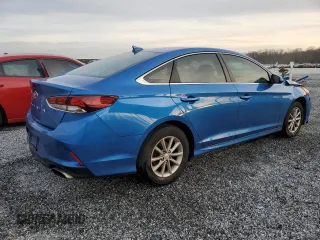 2019 Hyundai Sonata SE with VIN 5NPE24AF9KH768799, listed as a Copart auction lot 45887355 with 99,330 mi miles and Salvage Title. Bid and sale history available at DreamBid. Image 3.