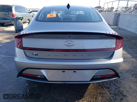 2020 Hyundai Sonata Hybrid Ultimate with VIN KMHL34JJ3LA012107, listed as a Copart auction lot 54268124 with 59,322 mi miles and Non Repairable. Bid and sale history available at carsss.com. Image 6.